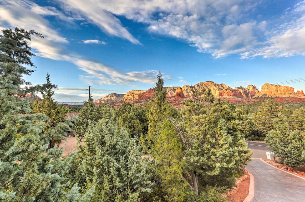 شقة Sedona Couples Retreat With Patio Walk To Trails! المظهر الخارجي الصورة